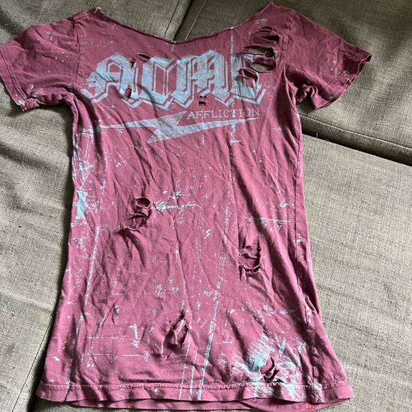 Women’s Affliction shirt small - Picture 6 of 6